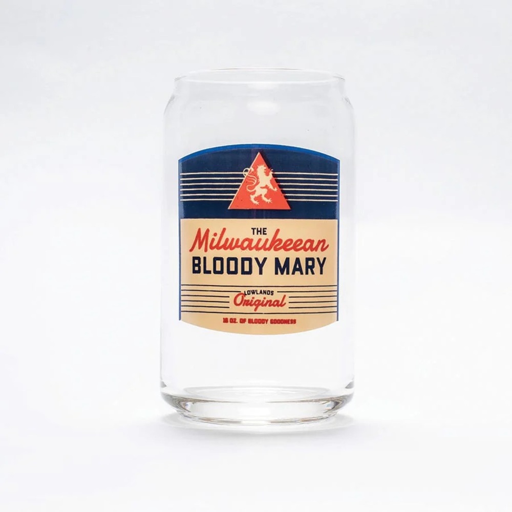 The Milwaukeean Bloody Mary Glass